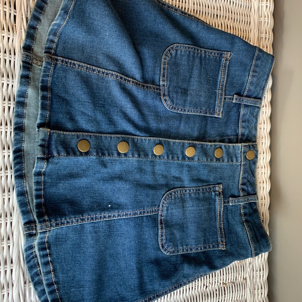 Blue jean skirt